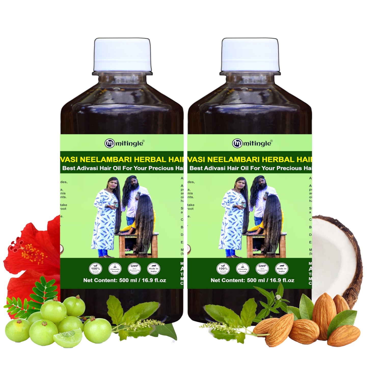 Adivasi Neelambari Herbal Hair Oil, 1000ml