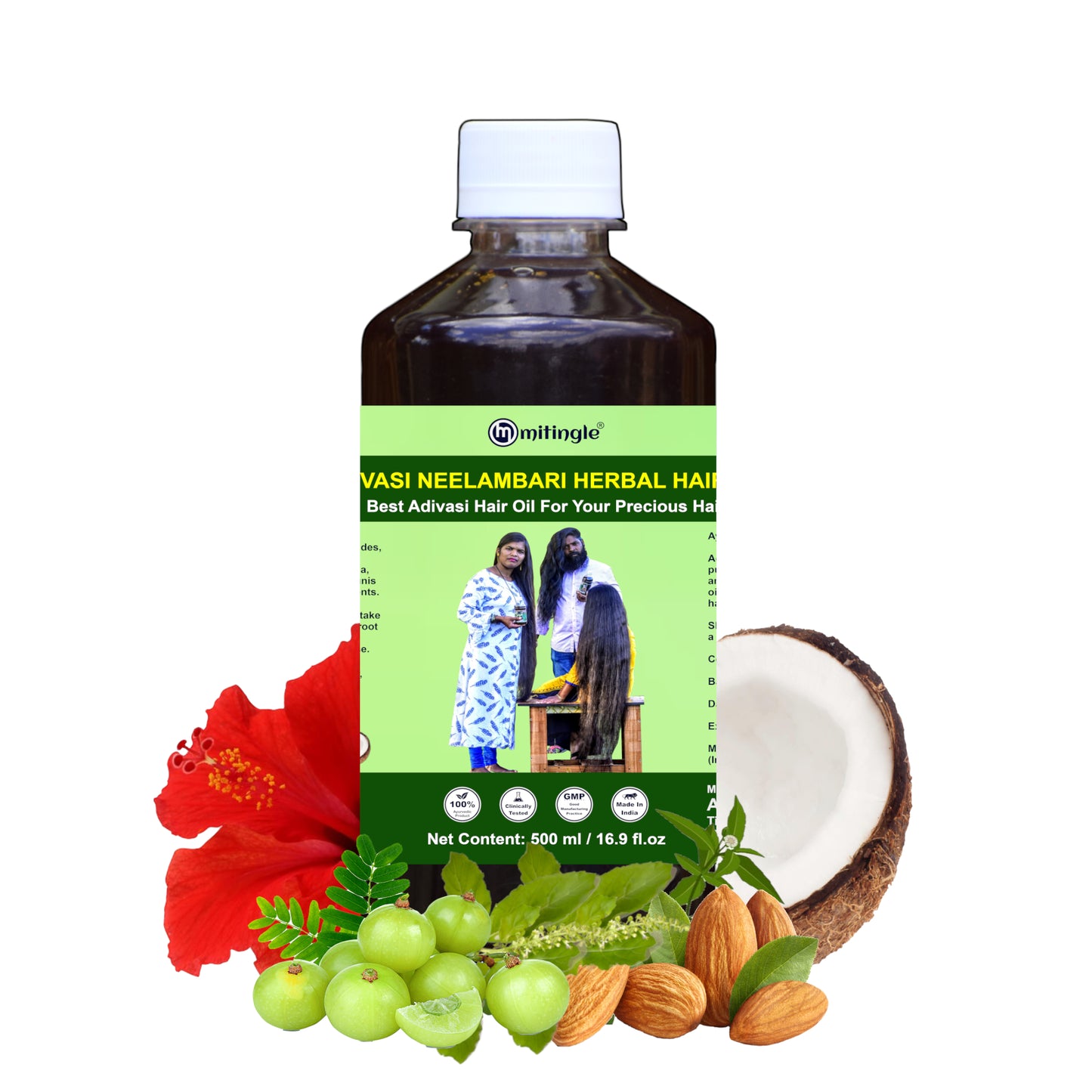 Adivasi Neelambari Herbal Hair Oil, 500ml